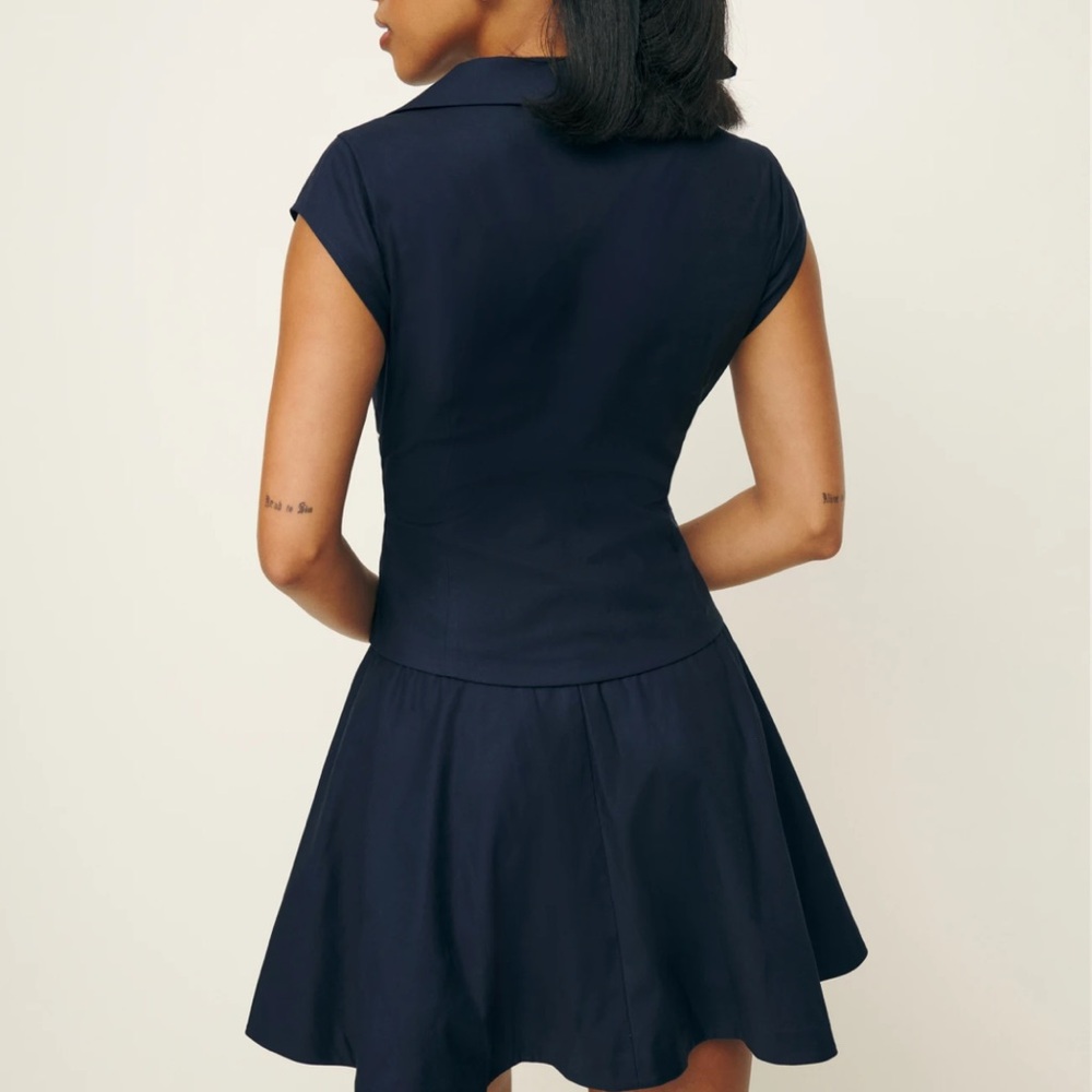 Reformation Chrissa Two Piece Navy